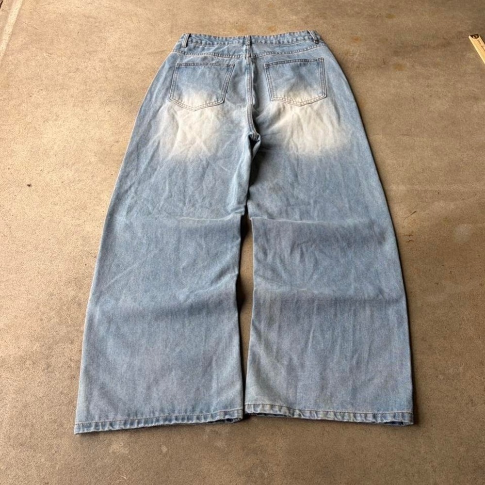 2000s‎ baggy wide leg jeans